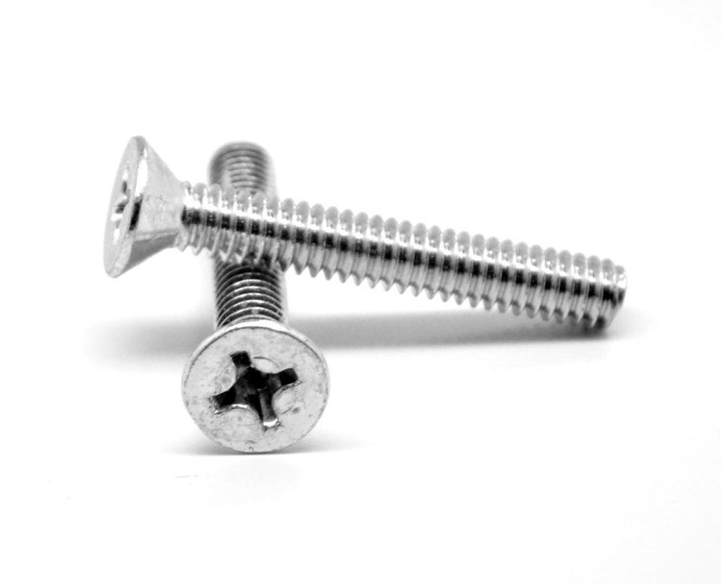 1 4 20 x 1 1 4 FT Coarse Thread Machine Screw Phillips Fillister Head Stainless Steel 18 8
