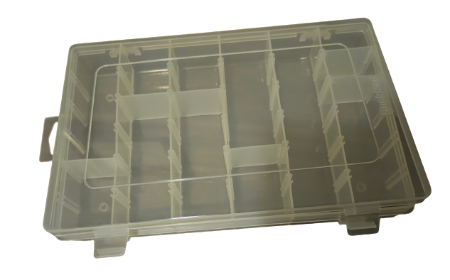 Rockford Plastic Organizer Box with Adjustable Dividers (6-24 Adjustab–  Zehnder Marketing Group